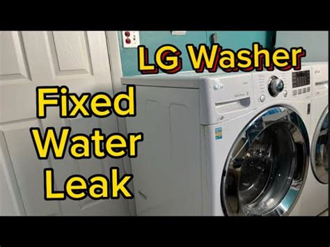 lg washer is leaking|Leaking